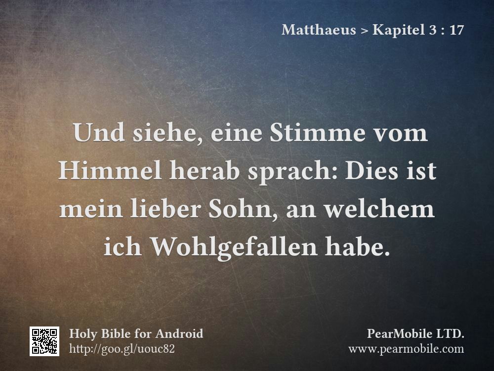 Matthaeus, Kapitel 3:17